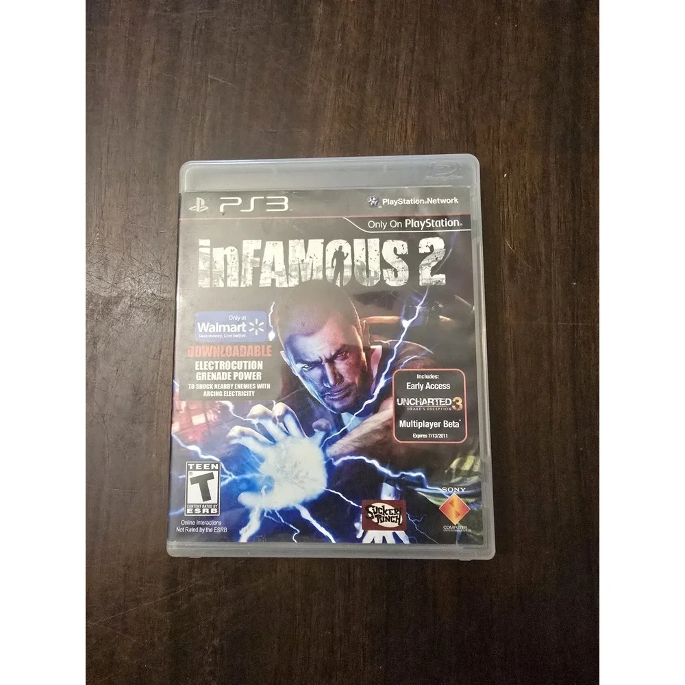 inFamous 2 (Sony PlayStation 3, 2011) PS3 Video Game TESTED